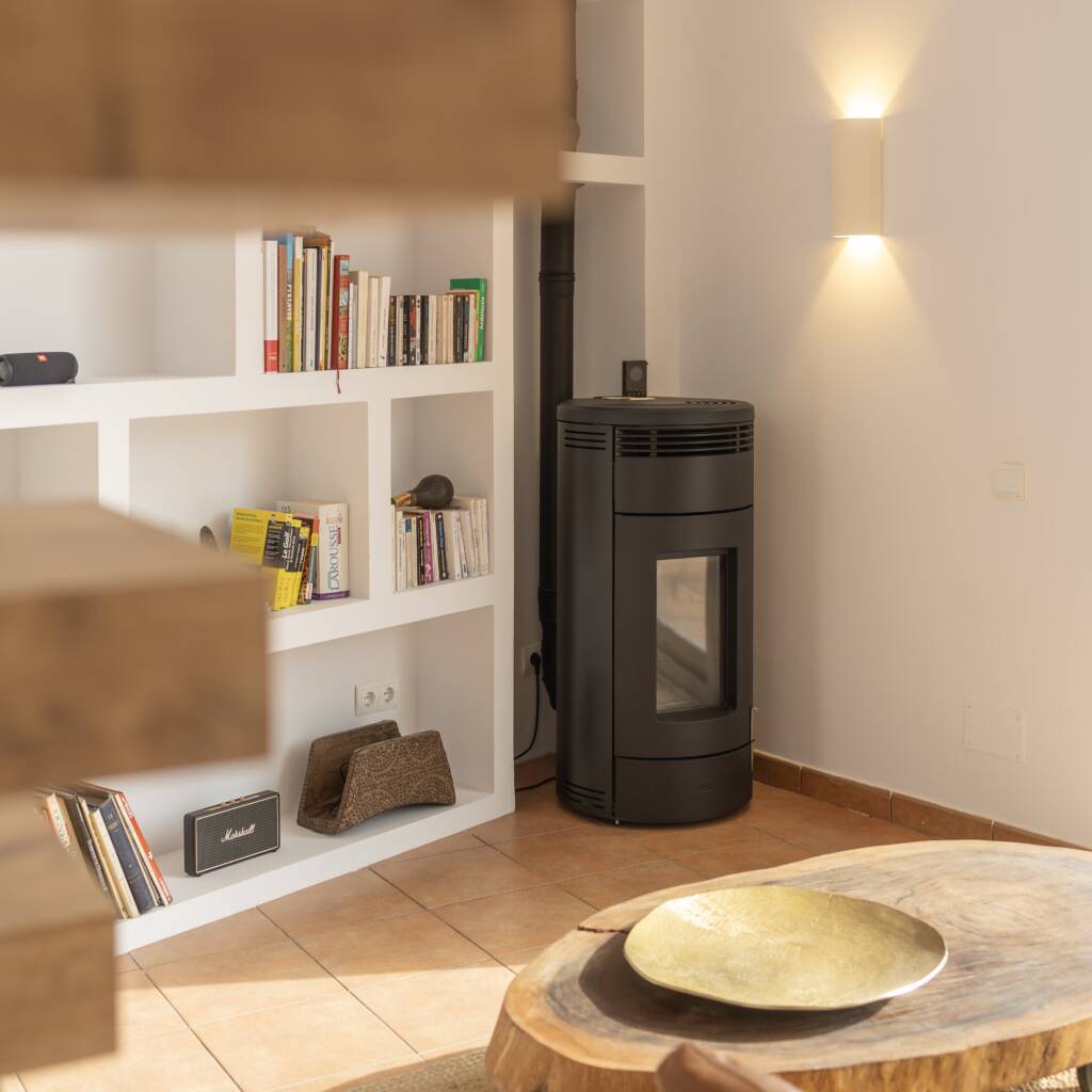 Chimenea y salon misca estudio