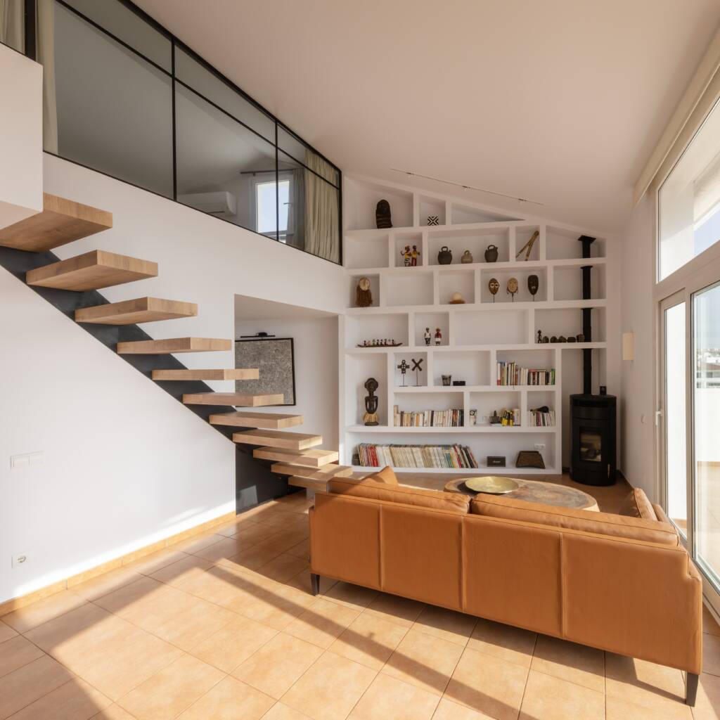 Salón acogedor misca estudio