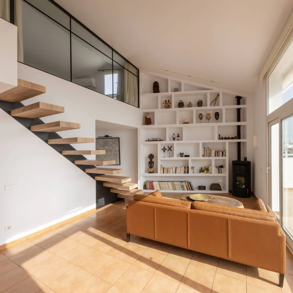 Salón acogedor misca estudio